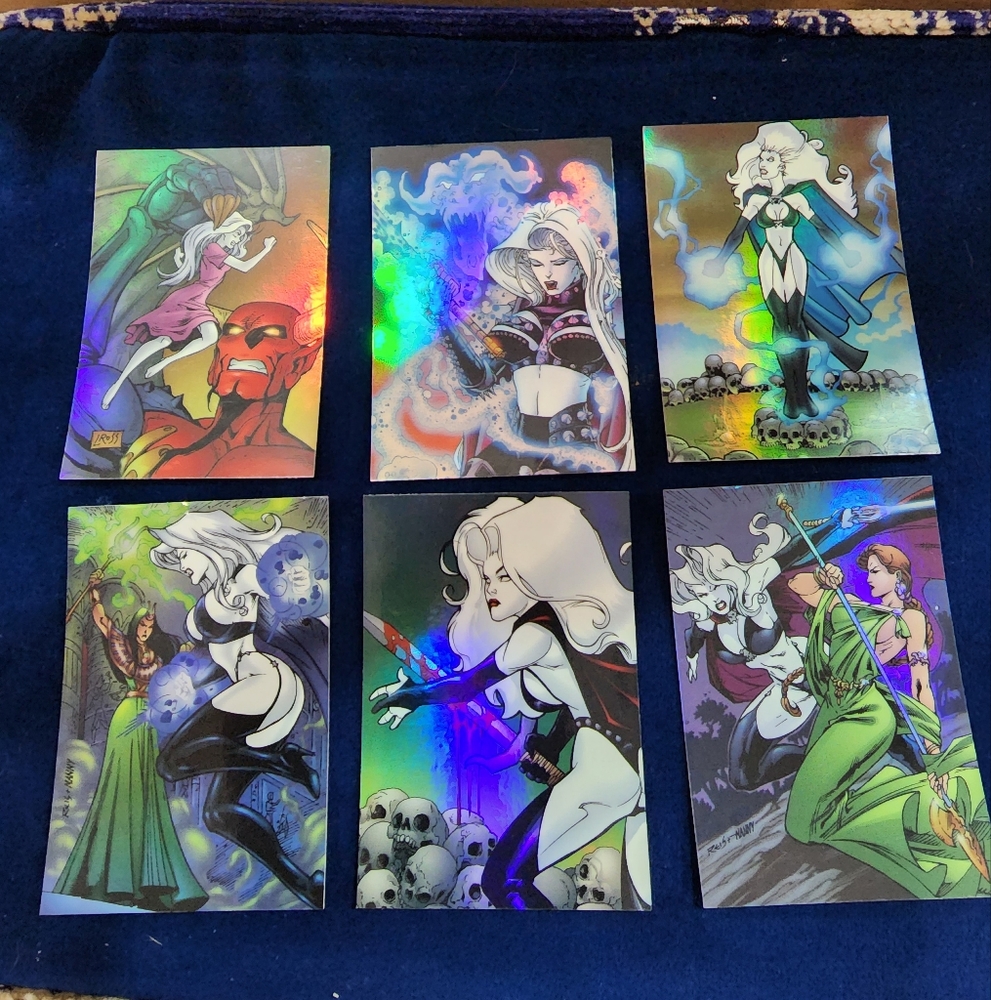 Lady Death Holofoil Covenant 6 card Set 1998 from Artbox